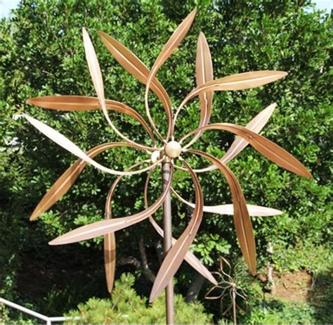 large outdoor wind spinners